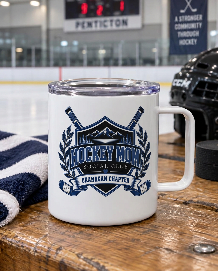 Hockey Mom 12 oz Camp Mug