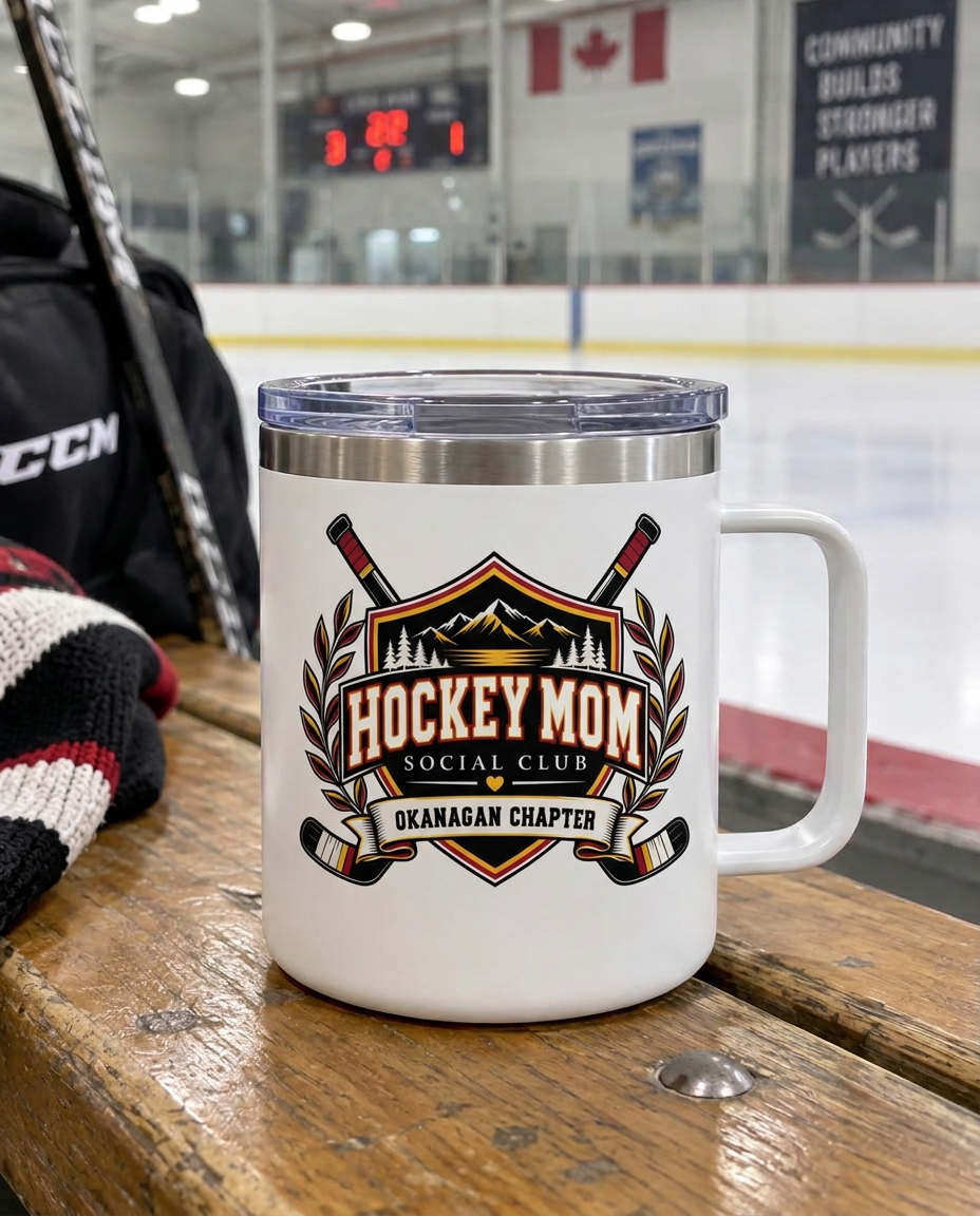 Hockey Mom 12 oz Camp Mug