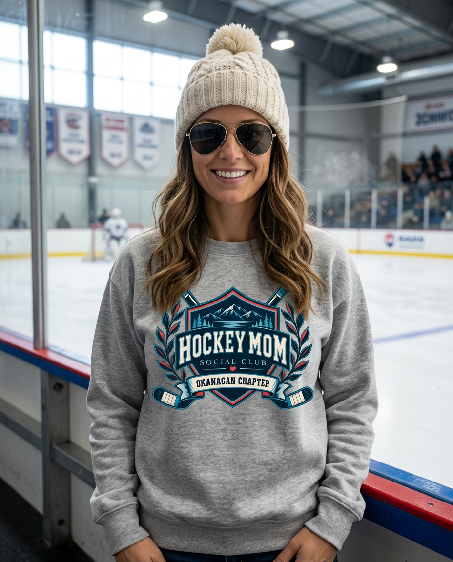 Kelowna Hockey Mom Crewneck